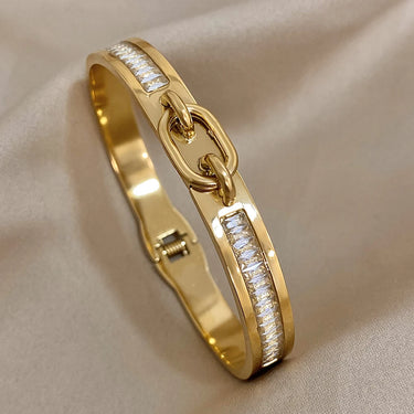 Stainless Steel Bangle Cuff Bracelet